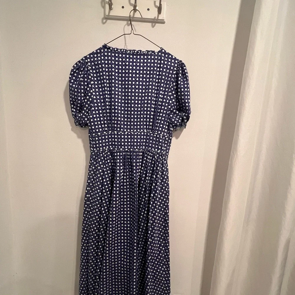 Hill House Blue Polka Dot Maxi Dress - Picture 5 of 8